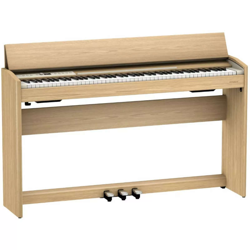 Roland F701 Digital Piano - Light Oak