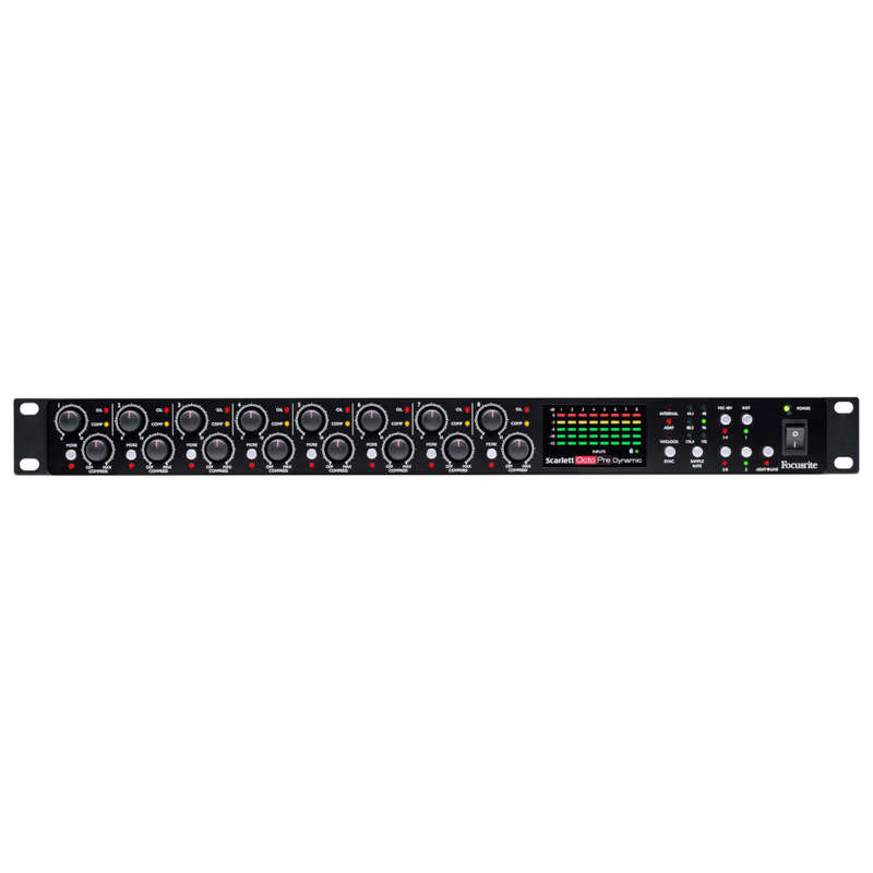 Focusrite Scarlett OctoPre Dynamic Mic Preamp with ADAT Connectivity