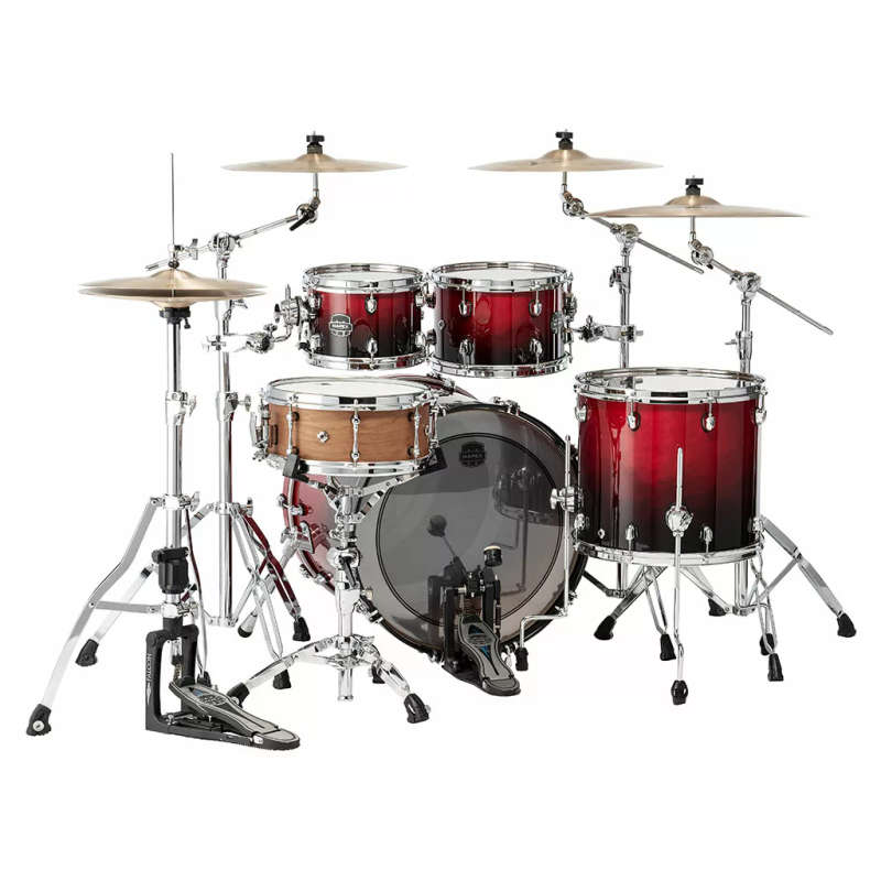 Mapex Saturn 4-Piece Rock Drum Kit - Scarlett Fade (Hardware, Cymbals & Snare Excluded)