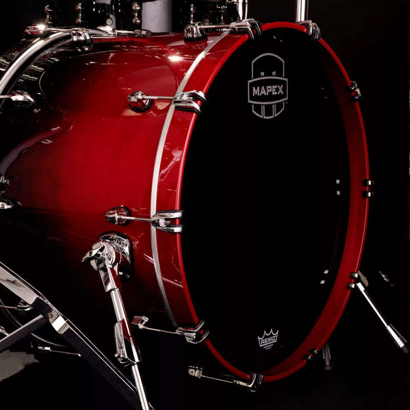 Mapex Saturn 4-Piece Rock Drum Kit - Scarlett Fade (Hardware, Cymbals & Snare Excluded)