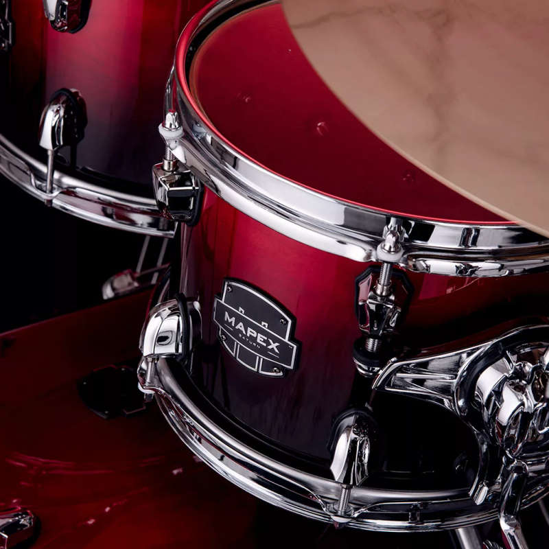 Mapex Saturn 4-Piece Rock Drum Kit - Scarlett Fade (Hardware, Cymbals & Snare Excluded)
