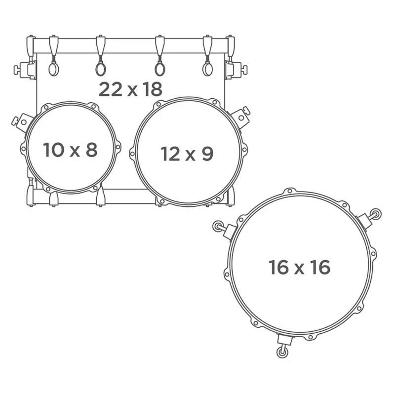 Mapex Saturn 4-Piece Rock Drum Kit - Scarlett Fade (Hardware, Cymbals & Snare Excluded)
