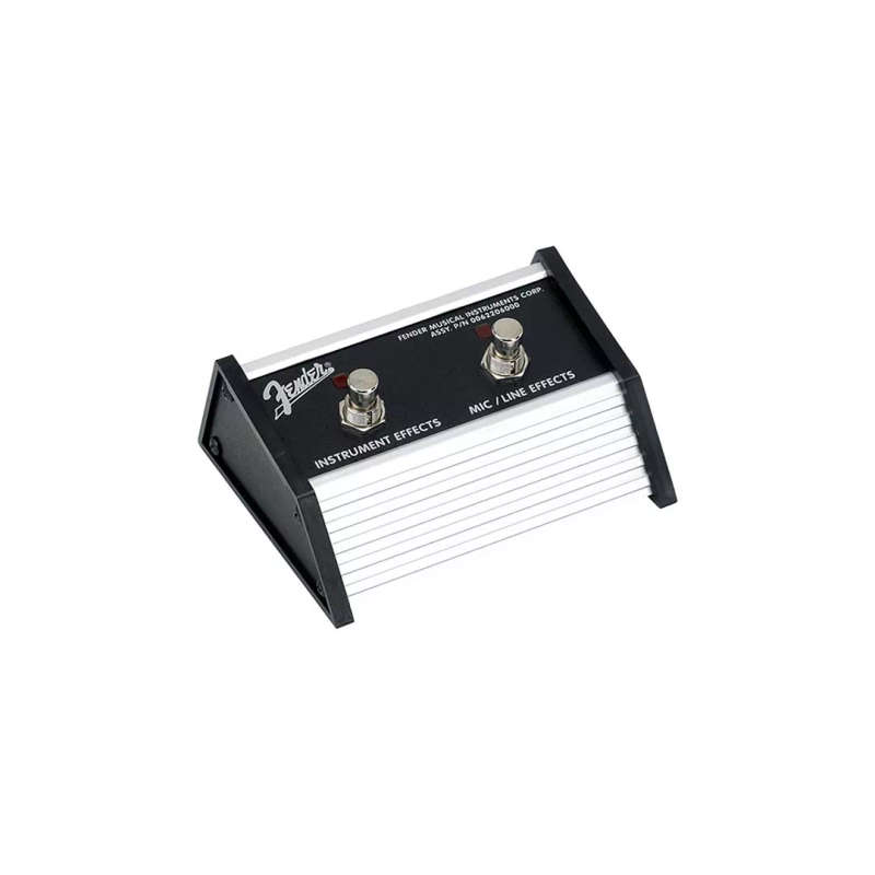 Fender 2-Button Footswitch: Effects On-Off (MIC-INST Channels)