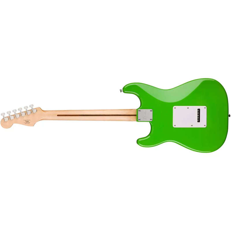 Fender  Squier FSR Sonic® Stratocaster® HSS, Laurel Fingerboard, White Pickguard, Lime Green