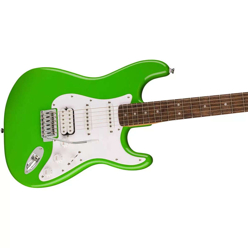 Fender  Squier FSR Sonic® Stratocaster® HSS, Laurel Fingerboard, White Pickguard, Lime Green