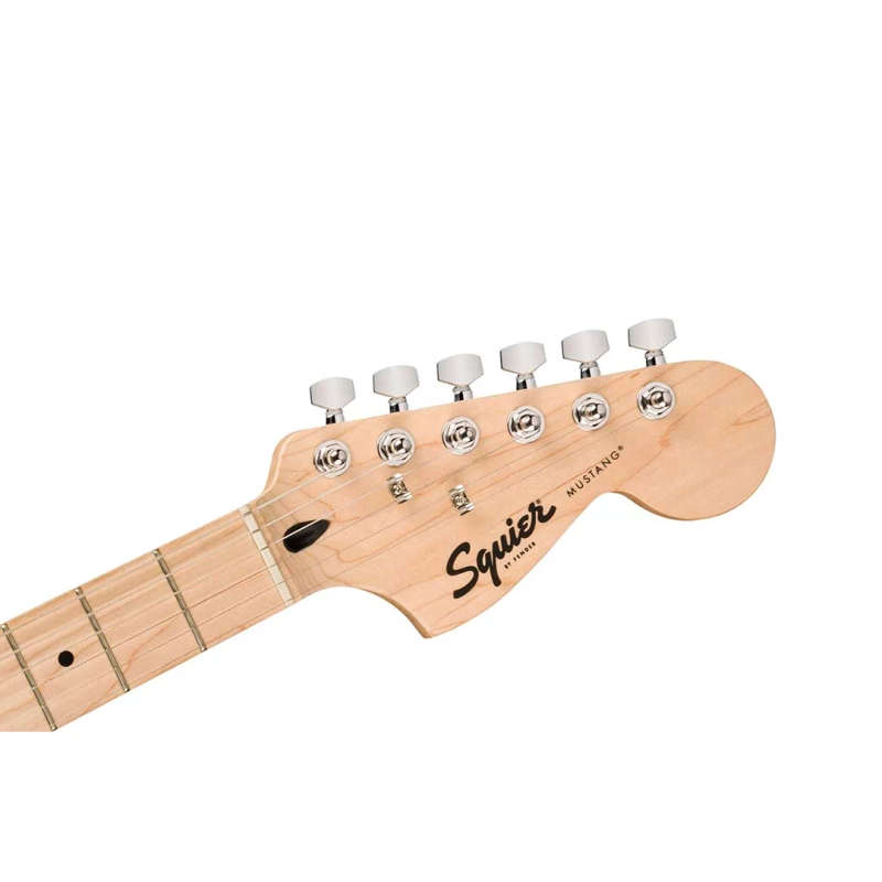 Squier by Fender Sonic® Mustang® HH, Maple Fingerboard, White Pickguard, Flash Pink