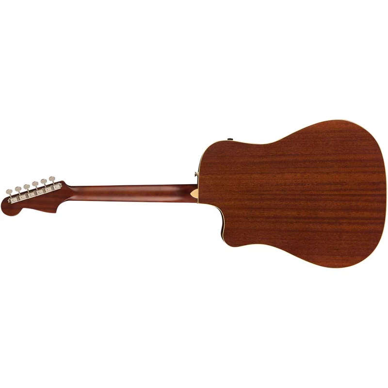 Fender Redondo Player Acoustic Guitar, Walnut Fingerboard, White Pickguard, Candy Apple Red