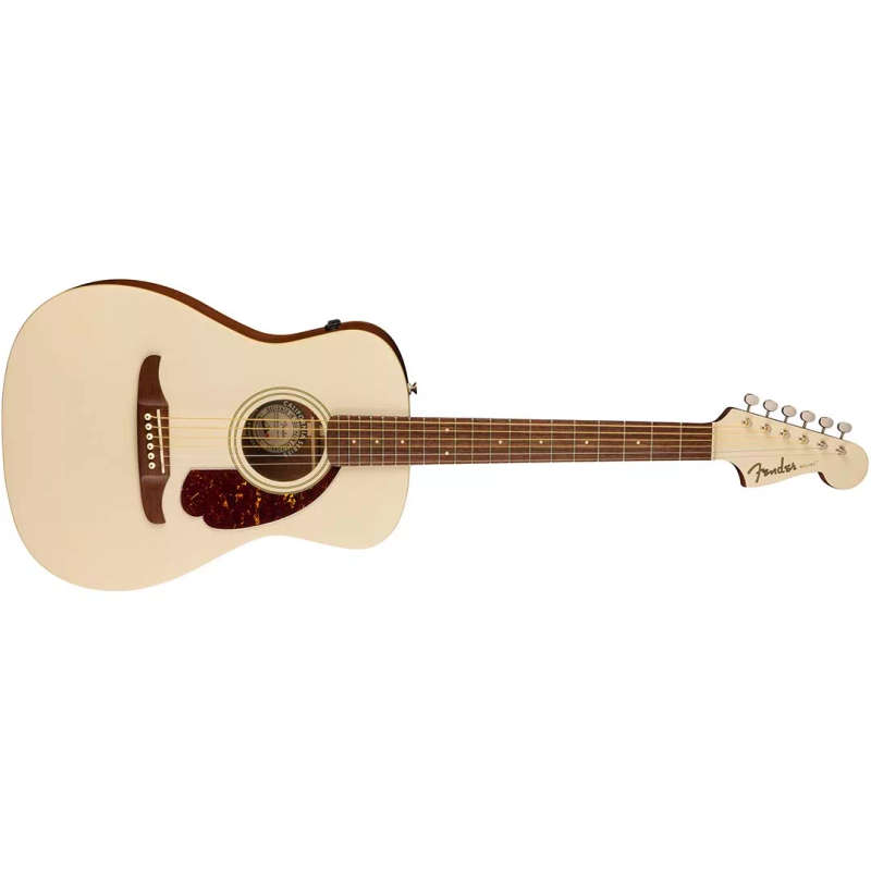 Fender Malibu Player Acoustic Guitar - Olympic White
