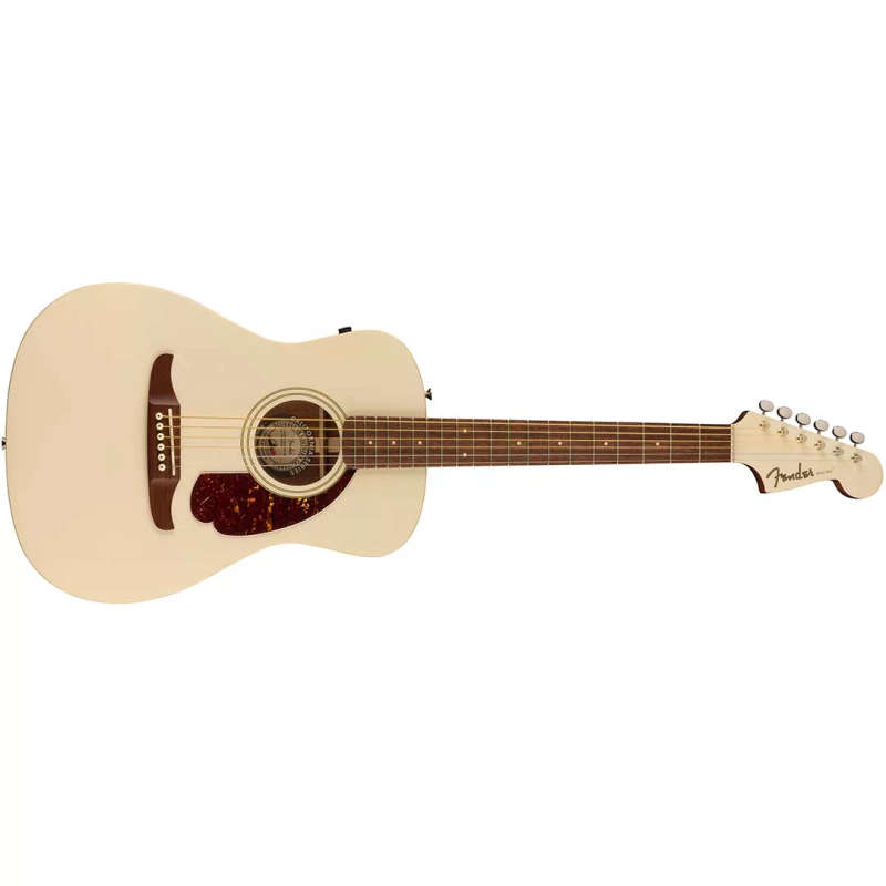 Fender Malibu Player Acoustic Guitar - Olympic White