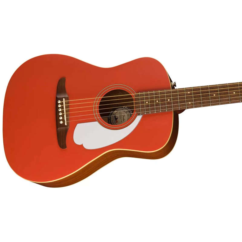 Fender Malibu Player Acoustic Guitar - Fiesta Red