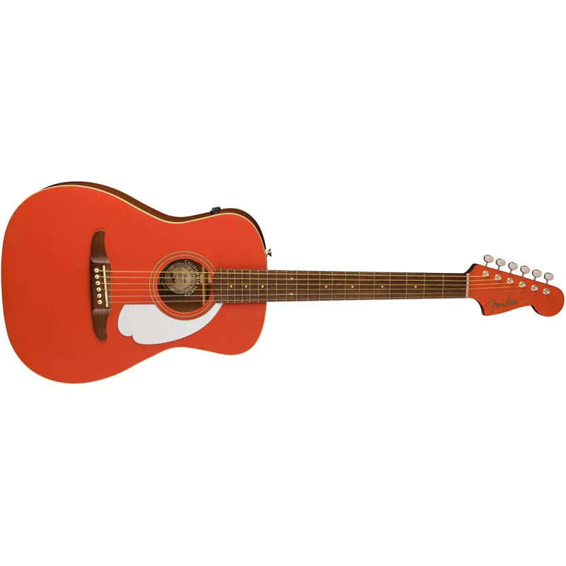 Fender Malibu Player Acoustic Guitar - Fiesta Red