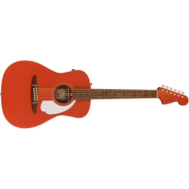 Fender Malibu Player Acoustic Guitar - Fiesta Red
