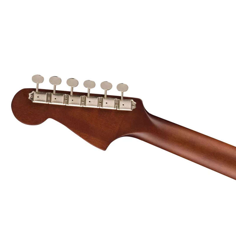 Fender Newporter Player Acoustic Guitar, Walnut Fingerboard, White Pickguard, Surf Green