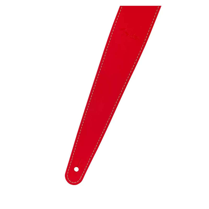Fender 2" Essentials Leather Strap, Red