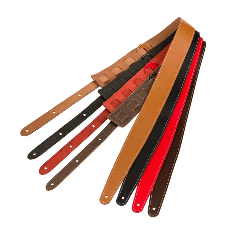Fender 2" Essentials Leather Strap, Red