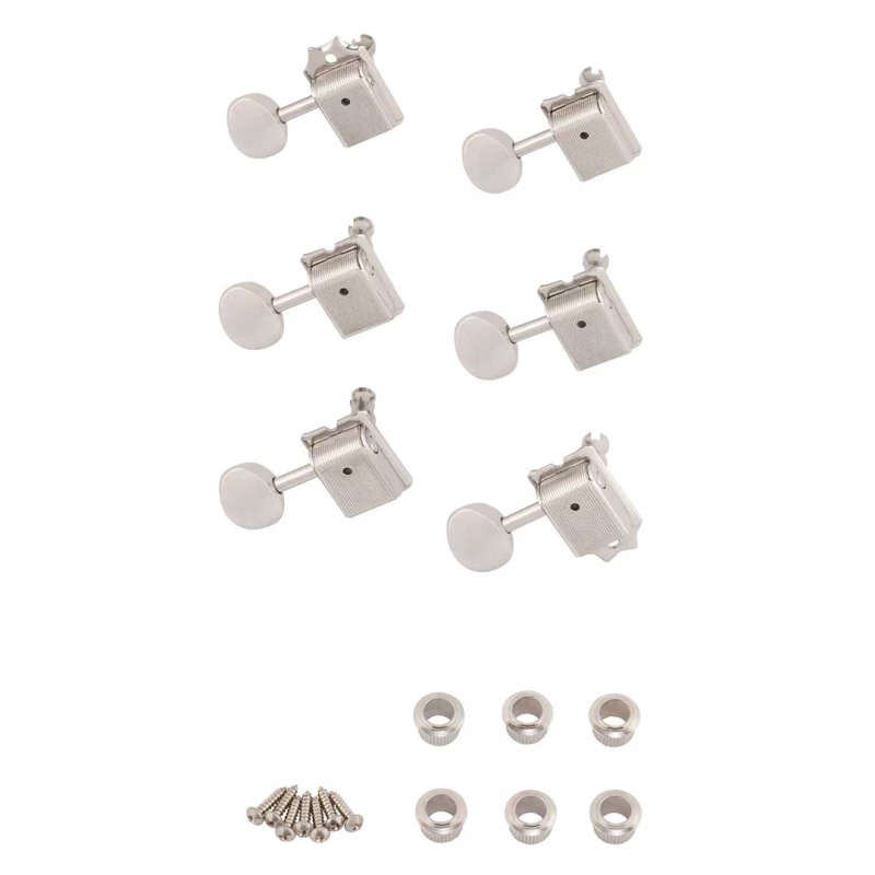 Fender American Vintage Guitar Tuning Machines, Left-Handed (Nickel) (6)
