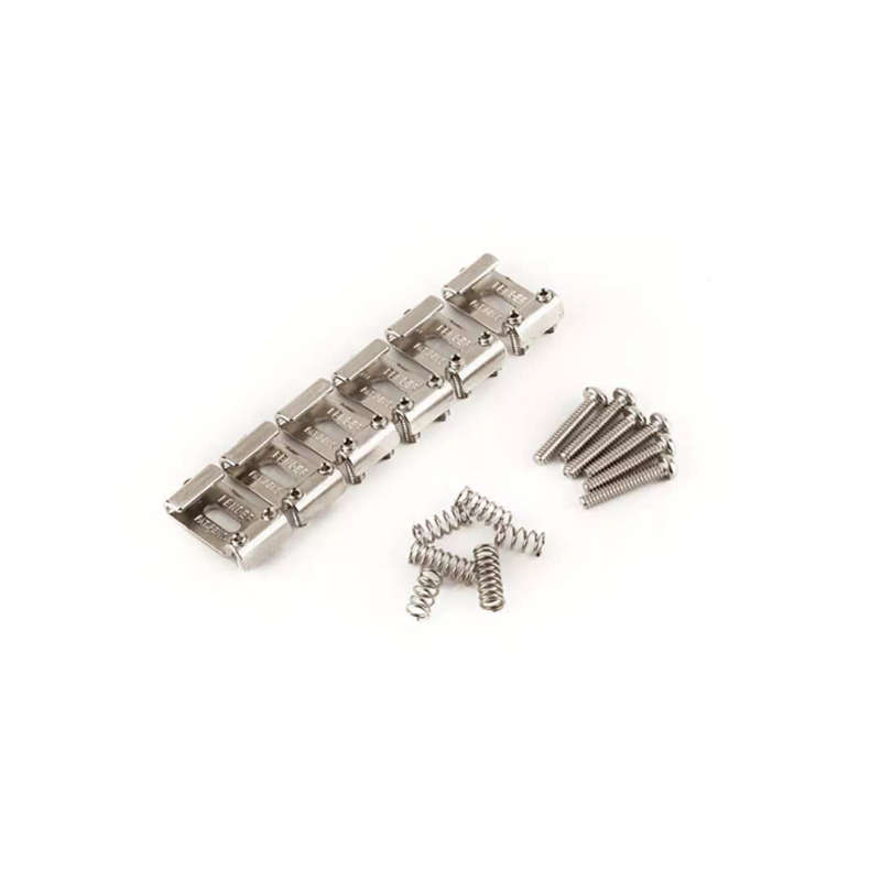 Fender Pure Vintage Stratocaster® "Pat. Pend." Saddle Kit, Nickel-Plated
