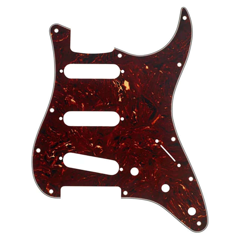 Fender Pickguard, Stratocaster® S/S/S, 11-Hole Mount, Tortoise Shell, 4-Ply