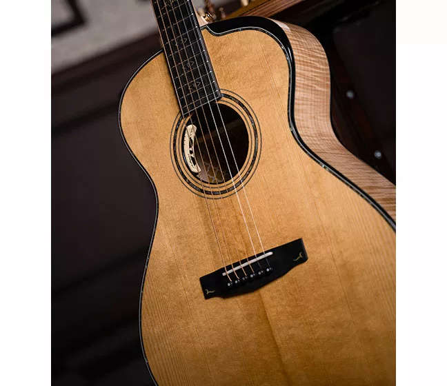 Cort Gold-Passion Acoustic Electric Guitar - Solid Engelman Top with Bevel Cutaway
