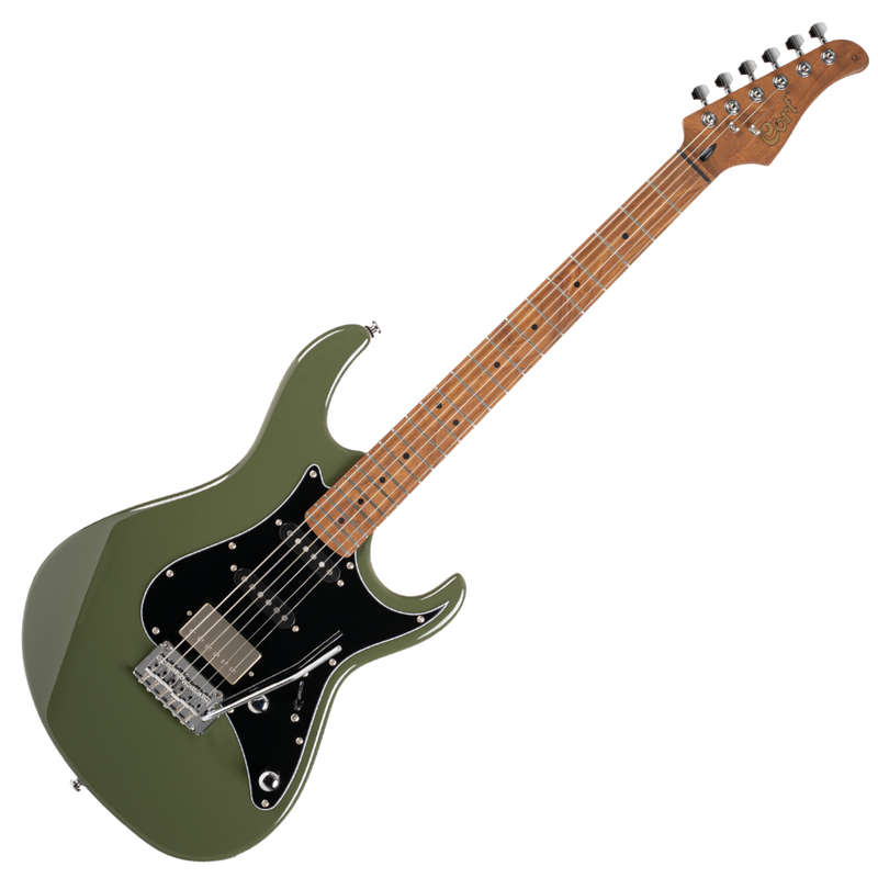 Cort G250SE G Series Electric Guitar - HSS - Olive Dark Green
