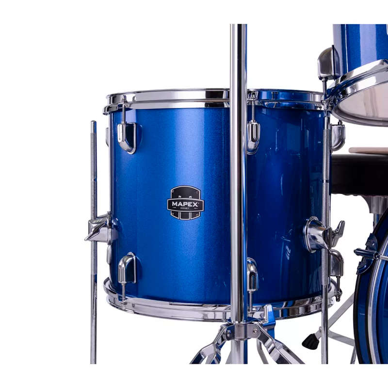 Mapex COMET Rock Drum Kit - Indigo Blue (with 3 Cymbals & 5-Piece Hardware)