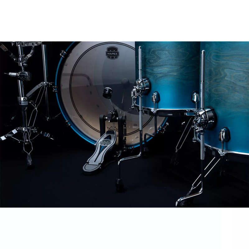 Mapex Saturn Evolution 5-Piece Drum Kit - Exotic Azure Burst (Hardware, Cymbals & Snare Excluded)