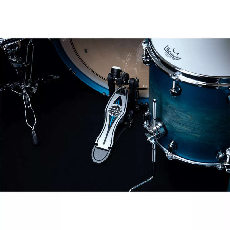 Mapex Saturn Evolution 5-Piece Drum Kit - Exotic Azure Burst (Hardware, Cymbals & Snare Excluded)
