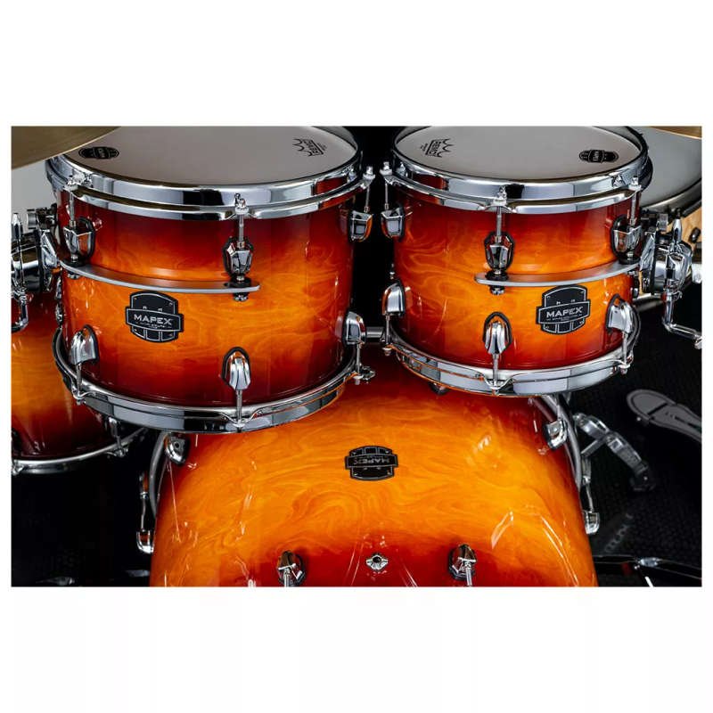 Mapex Saturn Evolution 5-Piece Drum Kit - Exotic Sunburst (Hardware, Cymbals & Snare Excluded)