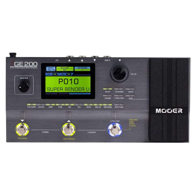 Mooer GE200 Amplifier Modelling & Multi Effects Pedal