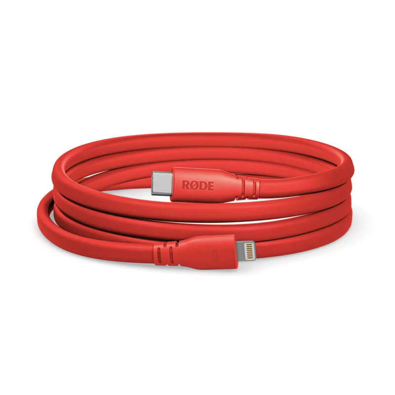 Rode SC19 - 1.5m USB-C to Lightning Cable - Red