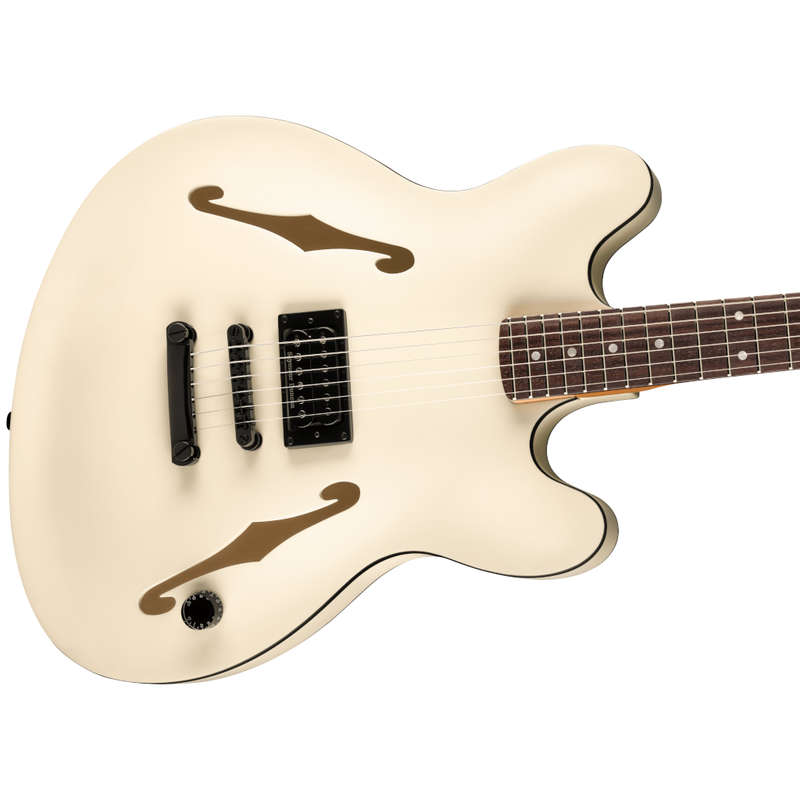 Fender Tom DeLonge Starcaster Semi-hollowbody Electric Guitar - Satin Olympic White