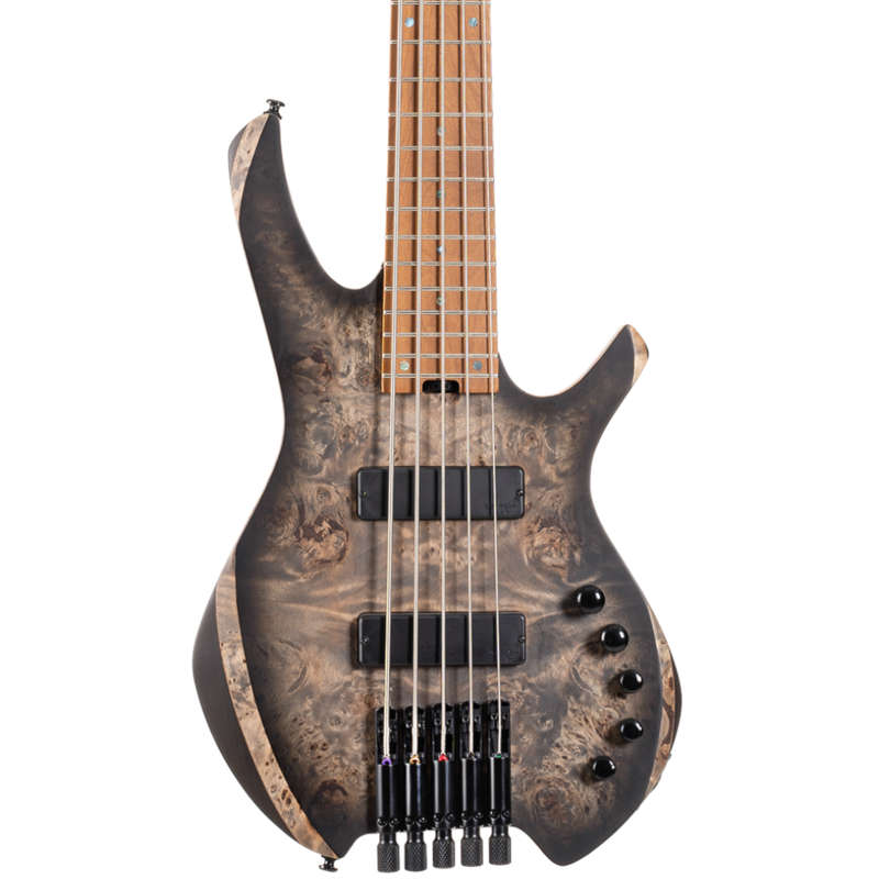 Cort Space 5 Headless 5-String Bass Guitar - Star Dust Black