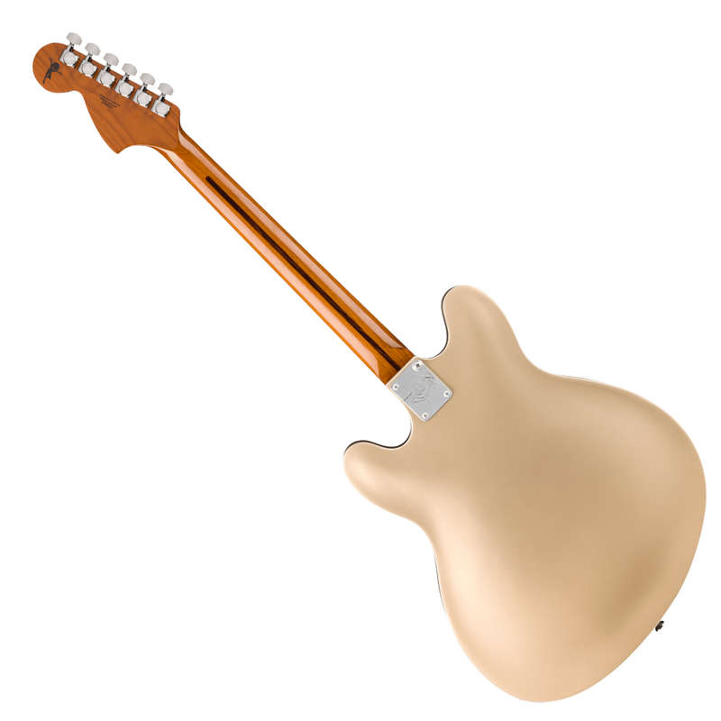 Fender Tom DeLonge Starcaster Semi-hollowbody Electric Guitar - Satin Shoreline Gold