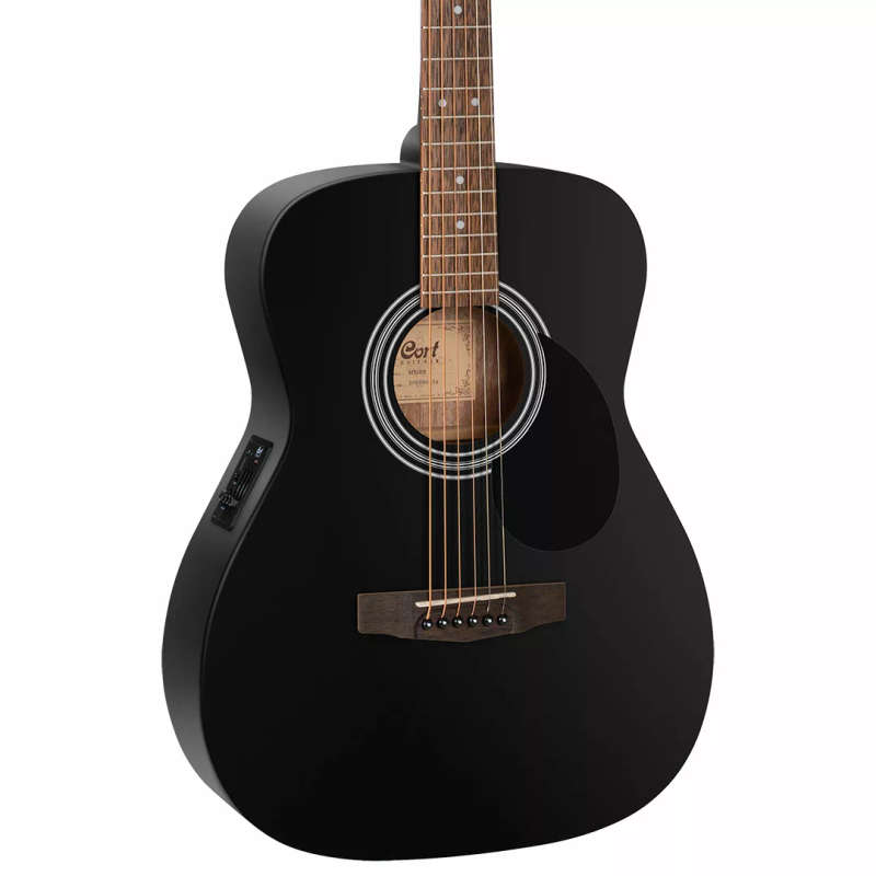 Cort AF510E Acoustic-Electric Guitar - Black Satin