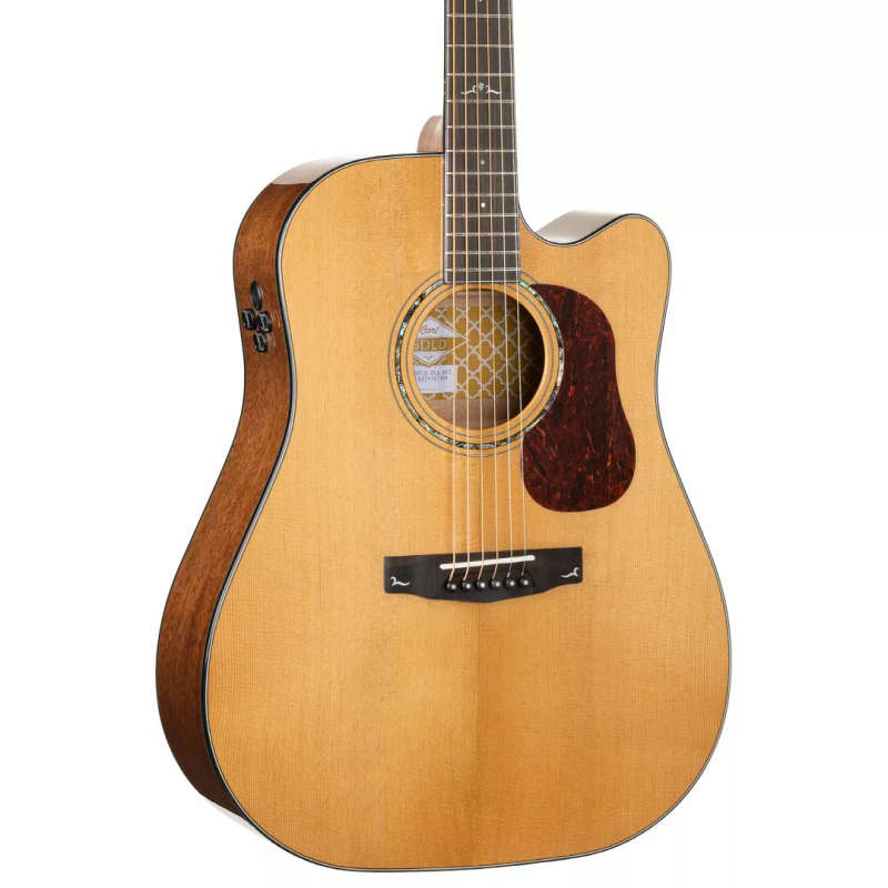Cort Gold-DC6 Acoustic-Electric Guitar - Natural Glossy