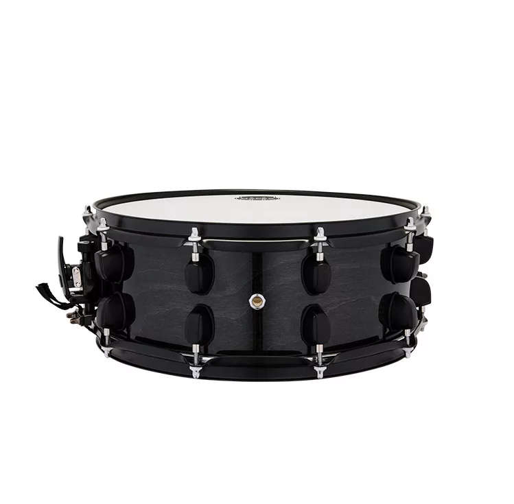 Mapex MPX Maple/Poplar Hybrid Shell Snare Drum - Transparent Midnight Black - MPNMP4550