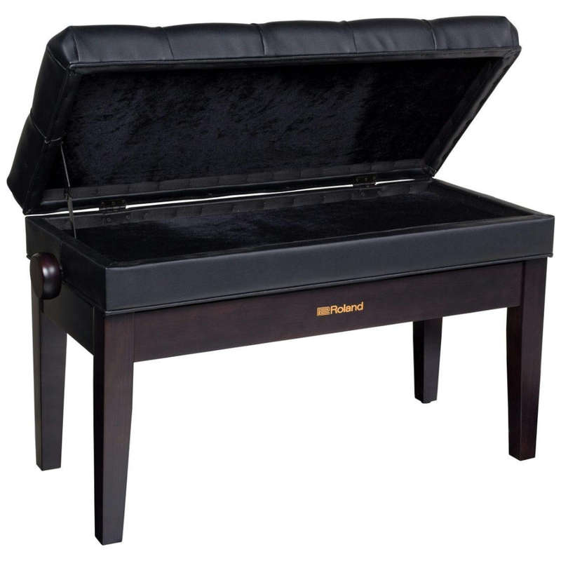 Roland RPB-D500 Adjustable Duet Piano Bench  Rosewood