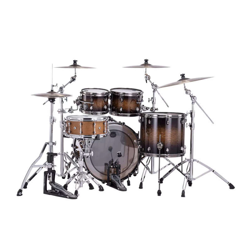 Mapex Saturn Evolution Classic Birch 4-Piece Shell Pack Drum Kit - Exotic Night Forest Burst Lacquer