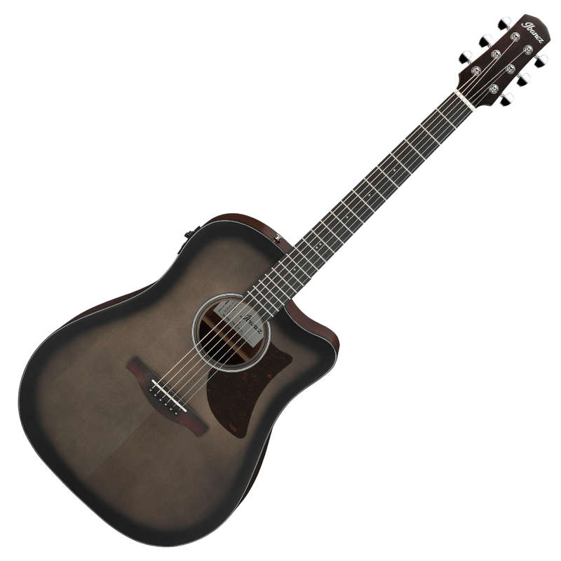 Ibanez AAD50CETCB Advanced Acoustic-electric Guitar - Transparent Charcoal Burst