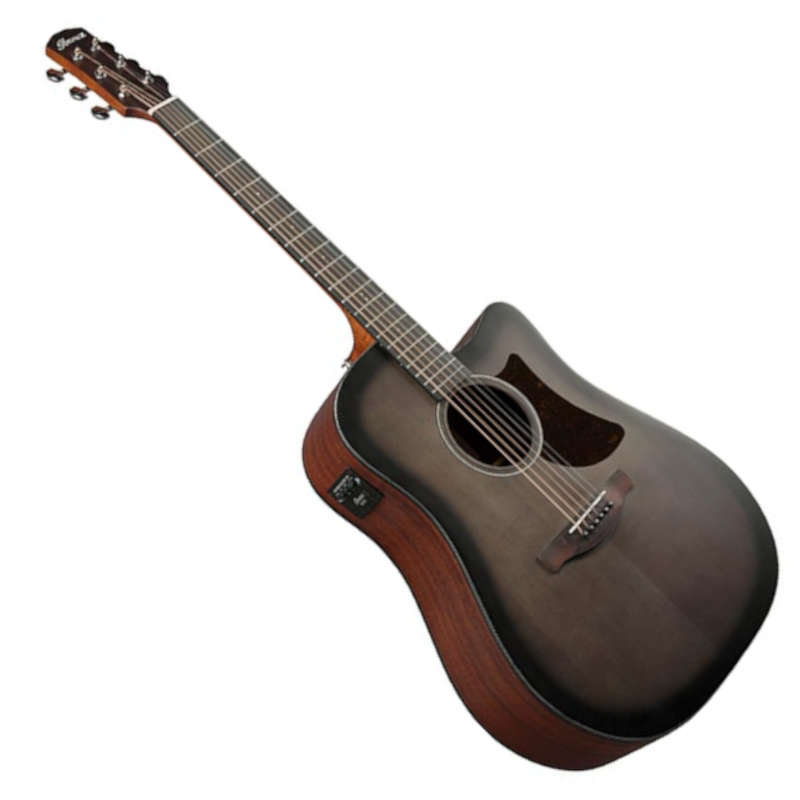 Ibanez AAD50CETCB Advanced Acoustic-electric Guitar - Transparent Charcoal Burst