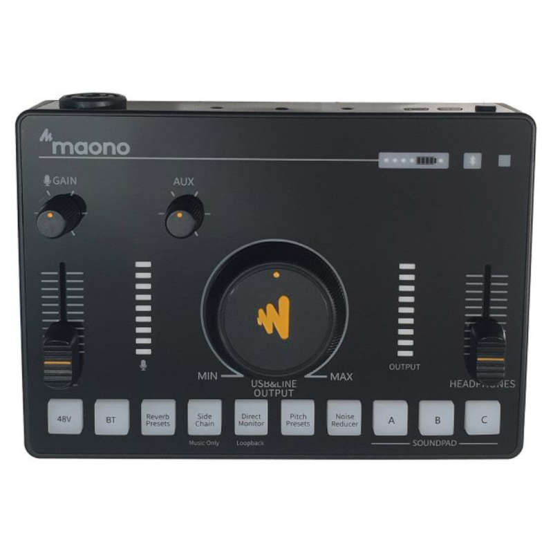 Maono Maonocaster AMC2 NEO One-Stop Streaming Audio Mixer & Sound Card