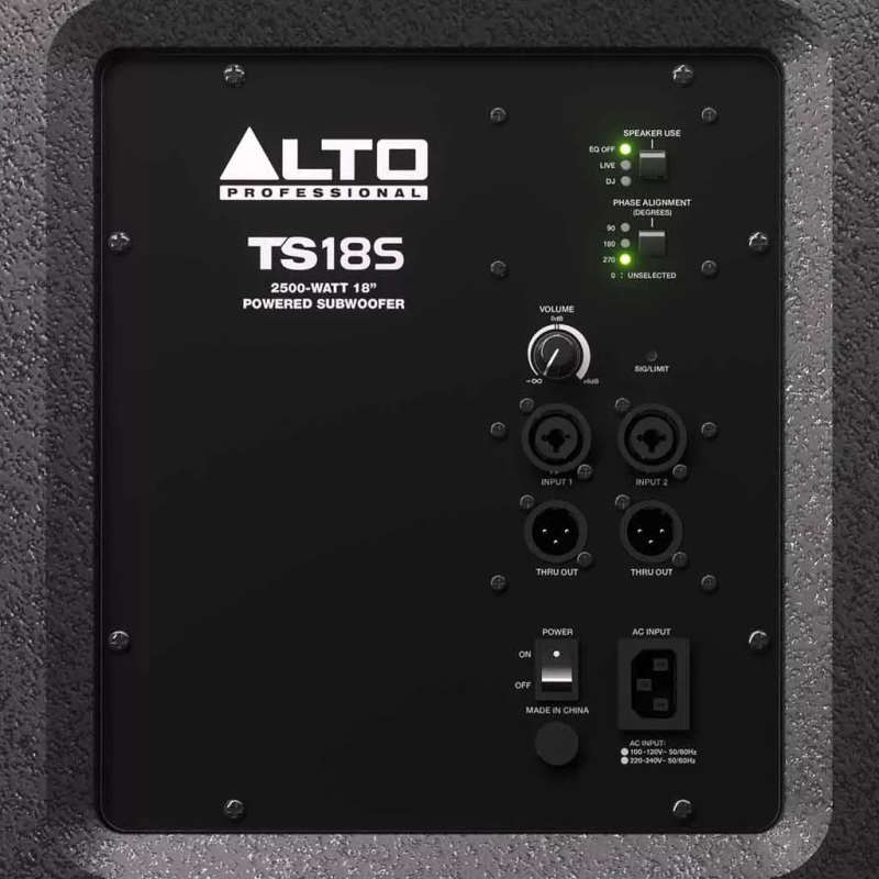 Alto TS18S 2500-Watt Powered Subwoofer with 18" Driver
