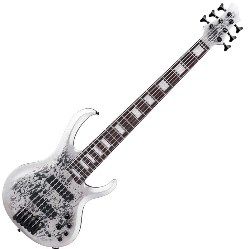 Ibanez 25th-anniversary BTB Standard 6-string Electric Bass Guitar - Silver Blizzard Matte
