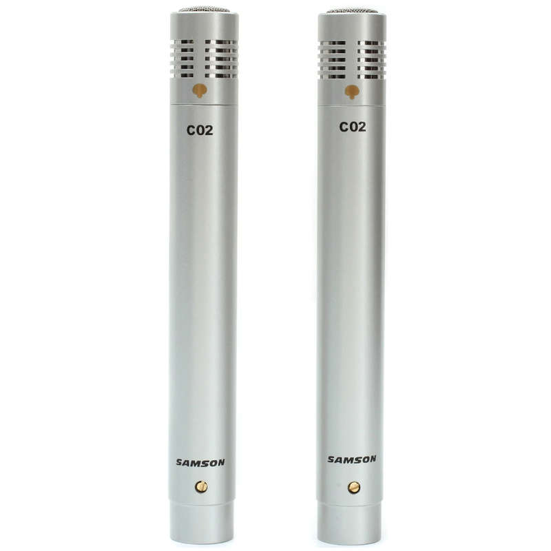 Samson C02 Small-diaphragm Condenser Microphone - Stereo Pair