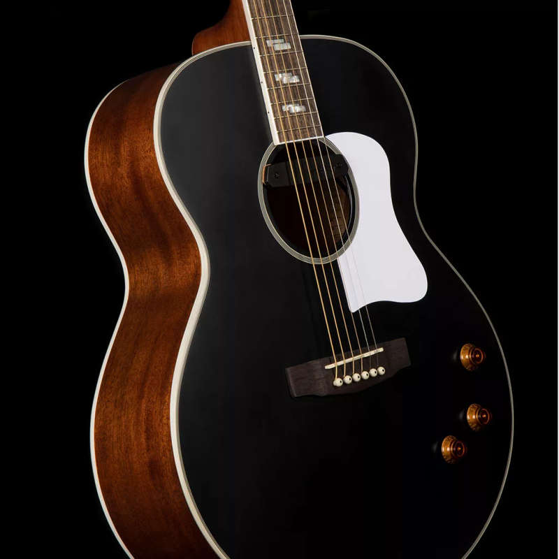 Cort CJ Retro Acoustic-Electric Guitar  - Vintage Black Matte (With Bag)
