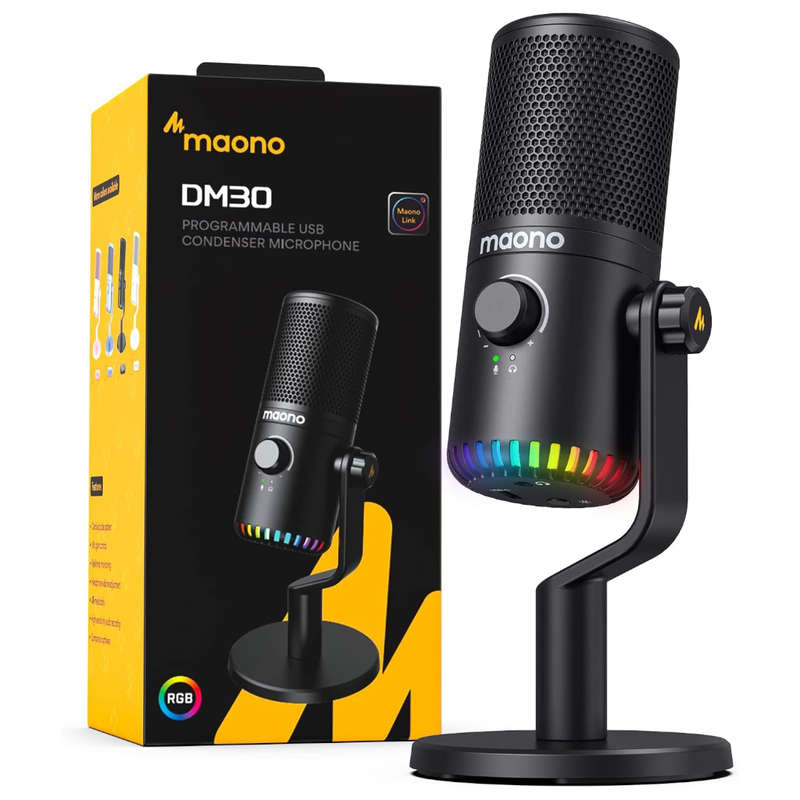Maono DM30RGB USB Gaming Microphone