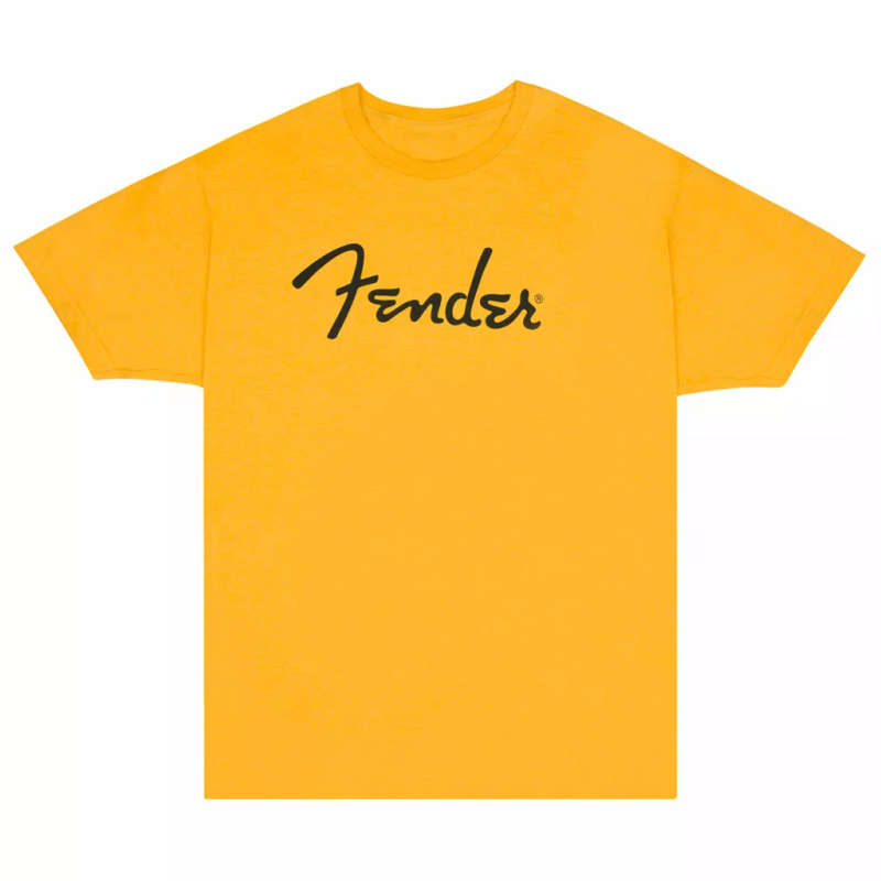 Fender Spaghetti Logo Tee Butterscotch Blonde - M