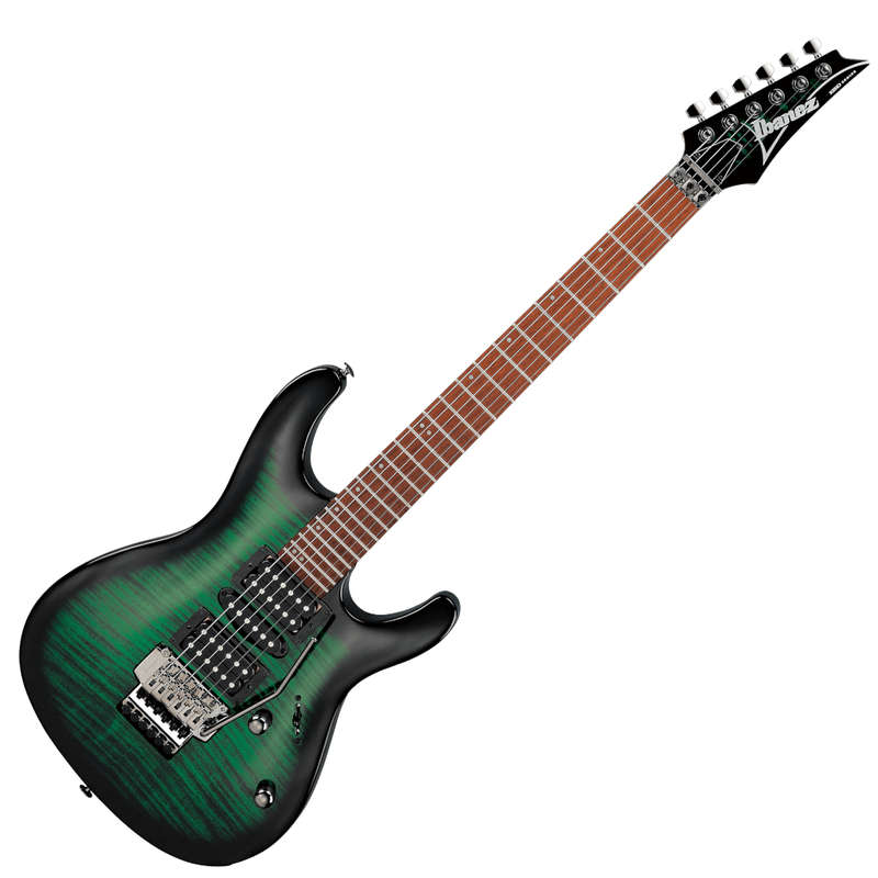 Ibanez Kiko Loureiro Signature KIKOSP3 Electric Guitar - Trans Emerald Burst