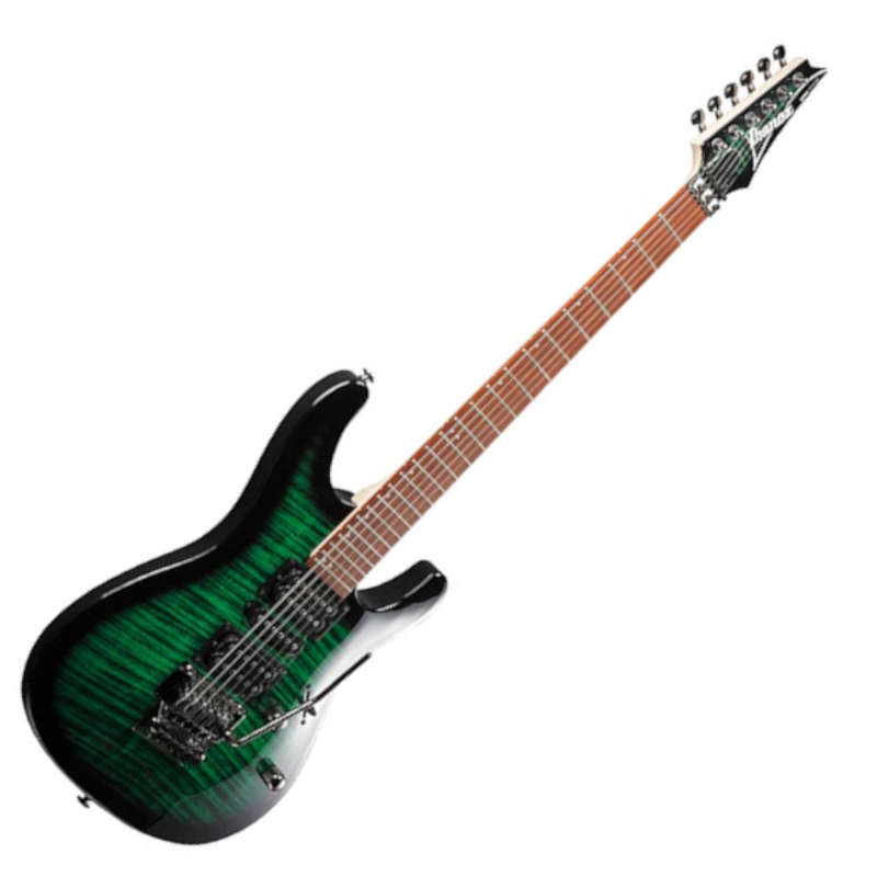 Ibanez Kiko Loureiro Signature KIKOSP3 Electric Guitar - Trans Emerald Burst