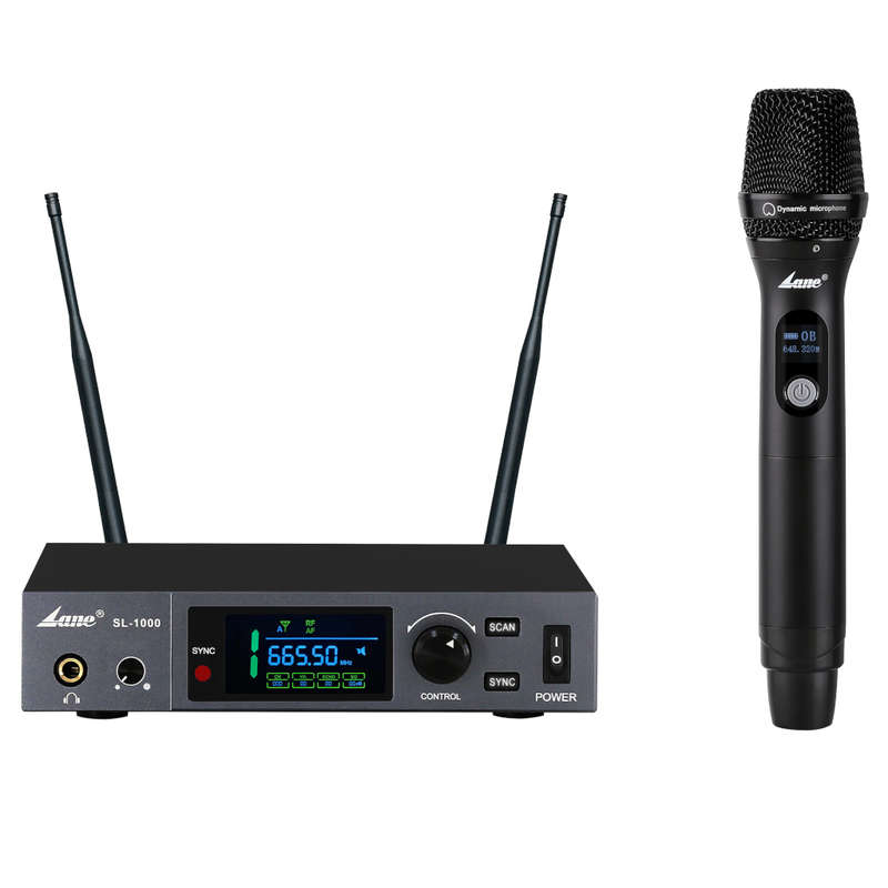 Lane Pro SL-1000 Single Handheld True Diversity Wireless System